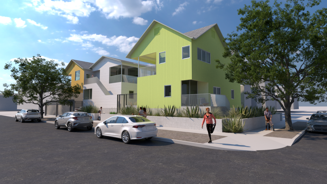 Duplexes rising at 1669 S Highland Avenue in MidCity Urbanize LA